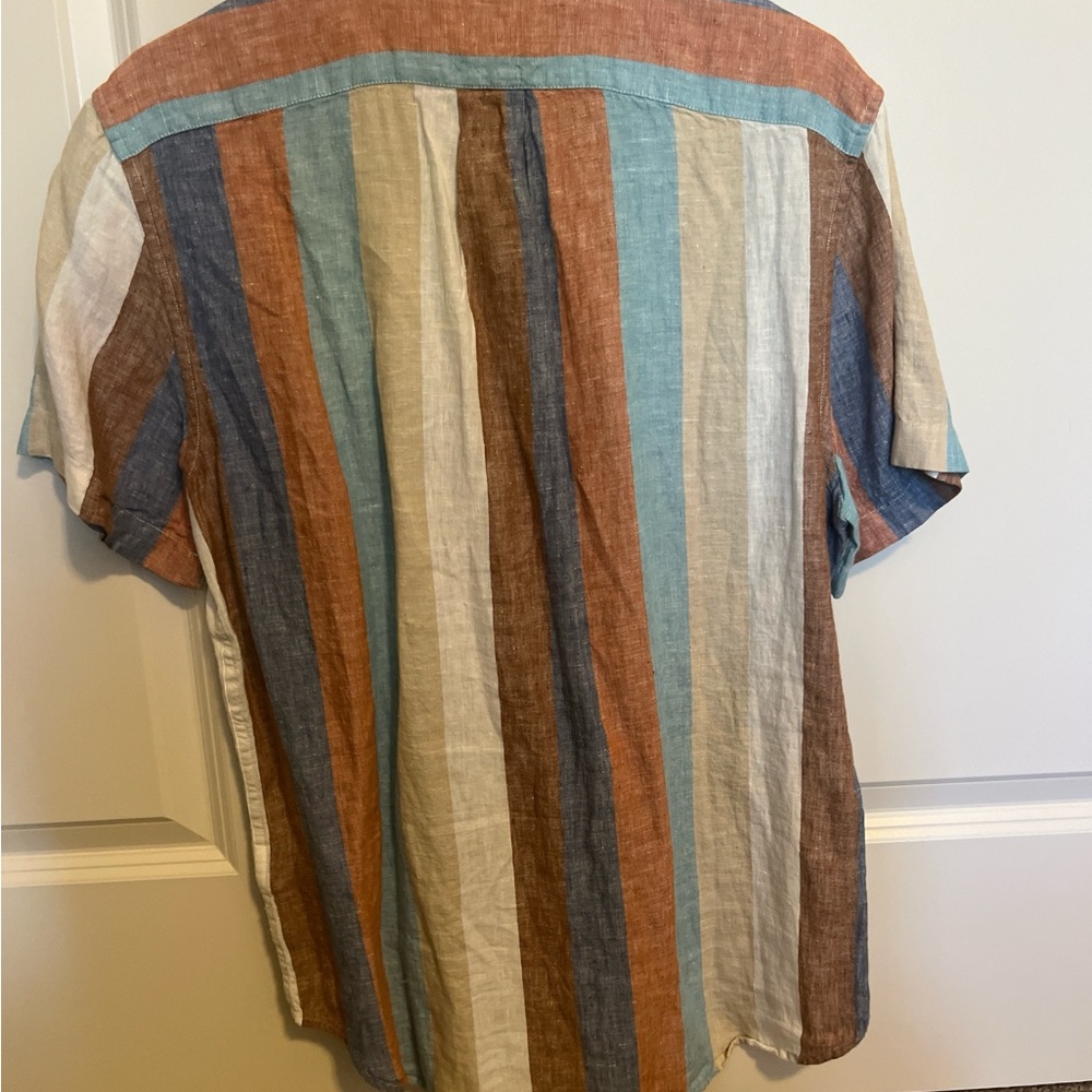 J. Crew Multicolor Striped Button Down Shirt - Picture 3 of 3
